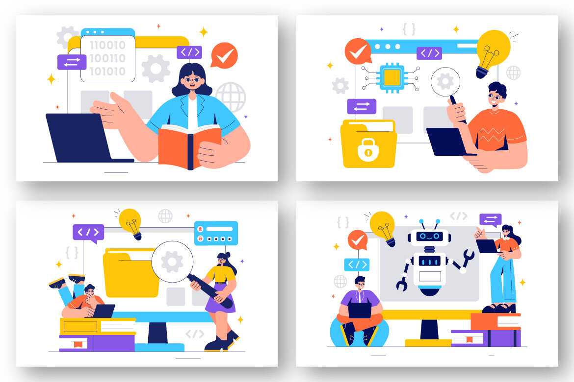 9 Informatics Software FREE Illustrations - view 3