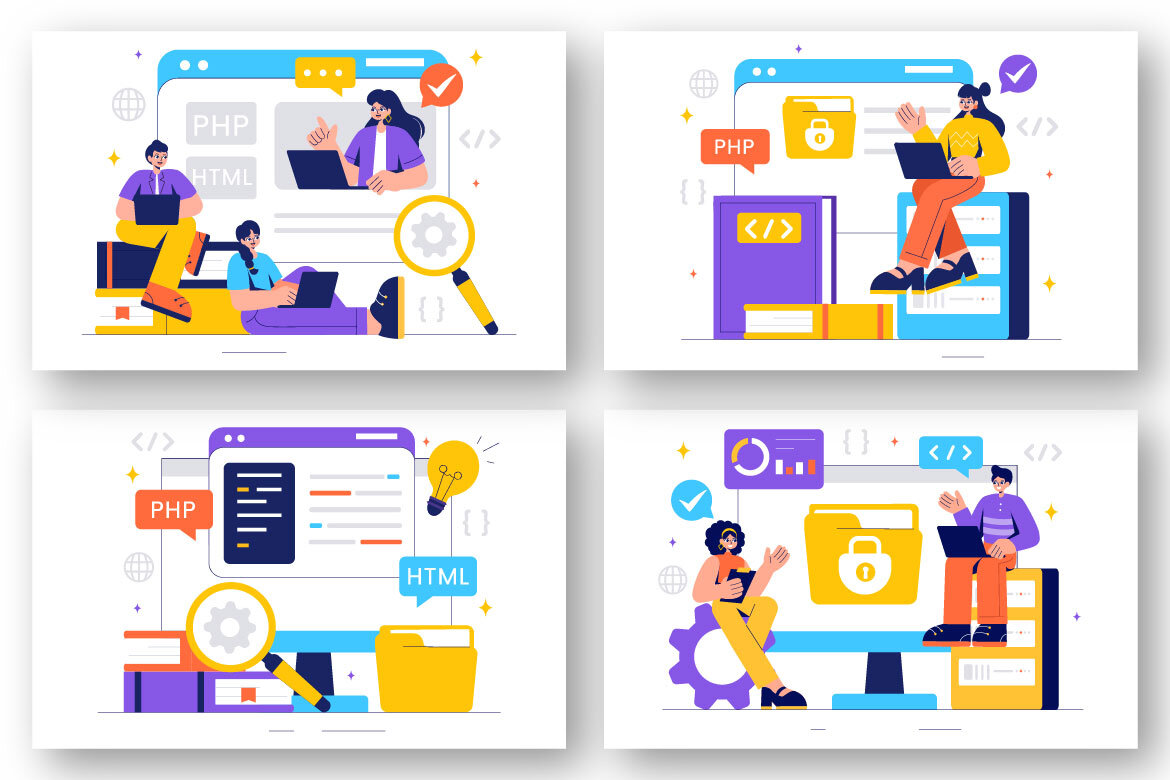 9 Informatics Software FREE Illustrations alternate