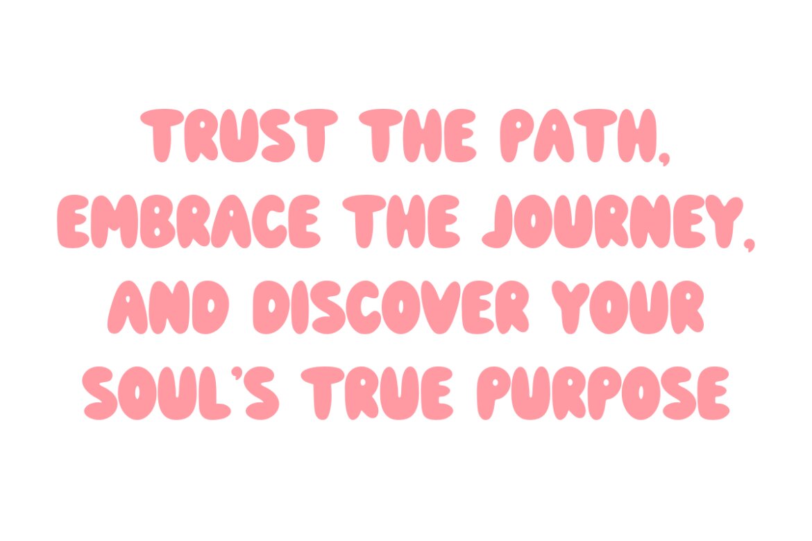 Soul Journey - FREE Bubble Font - view 3
