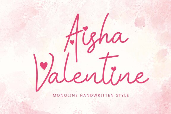 Aisha Valentine FREE Font