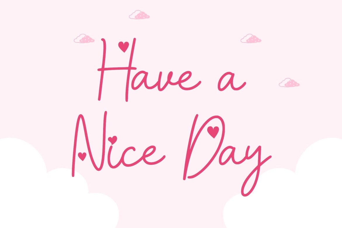 Aisha Valentine FREE Font - view 4