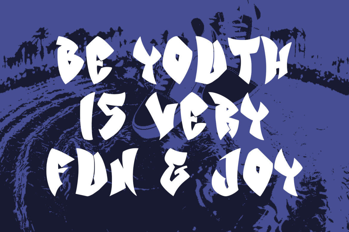 Lubaz Vamid Graffiti FREE Font - view 4