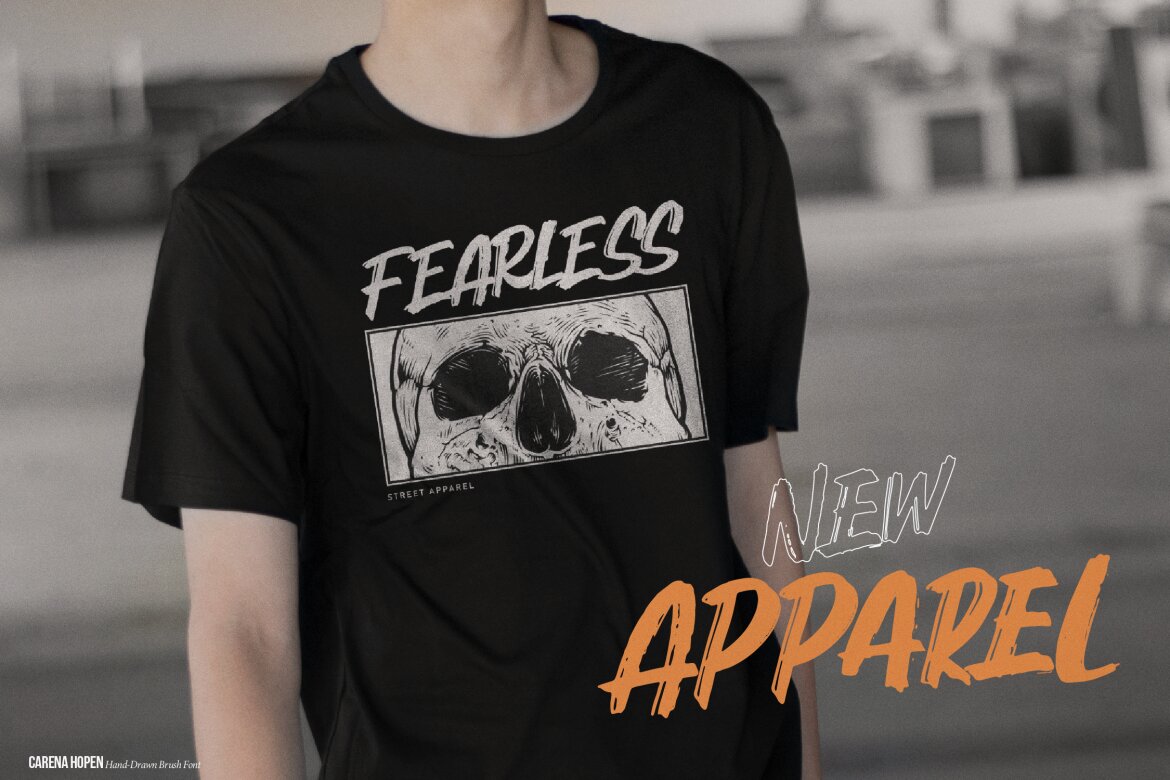 Carena Hopen | FREE Brush Font - view 8