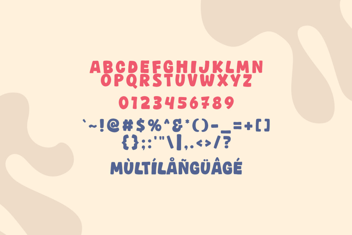Extra Beige FREE Font - view 4