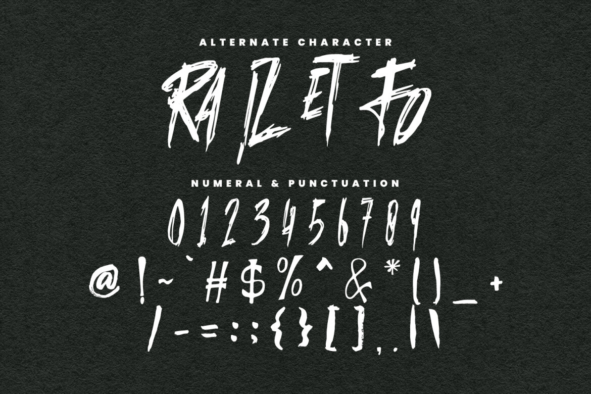Craizets Demer FREE Brush Font - view 7