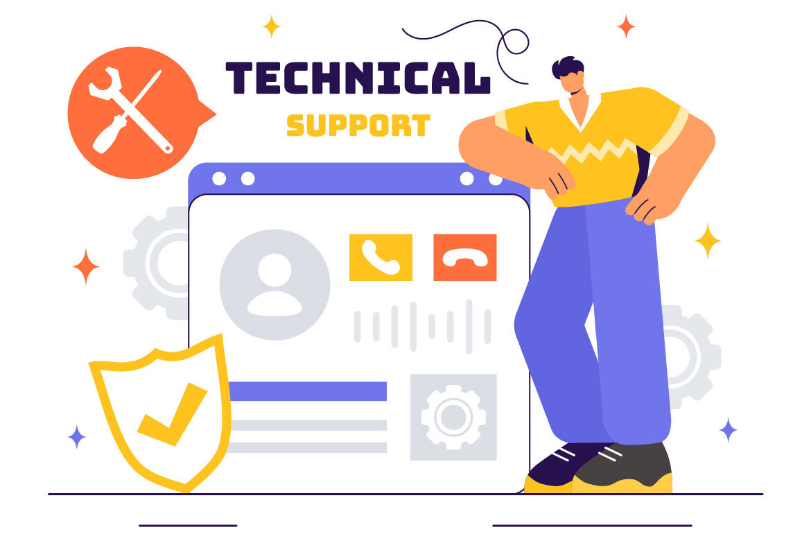 11 Technical Support FREE Illustrations - view 5