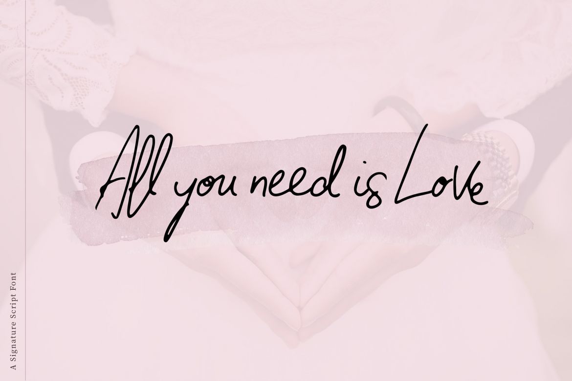 Molita Signature Font - view 8