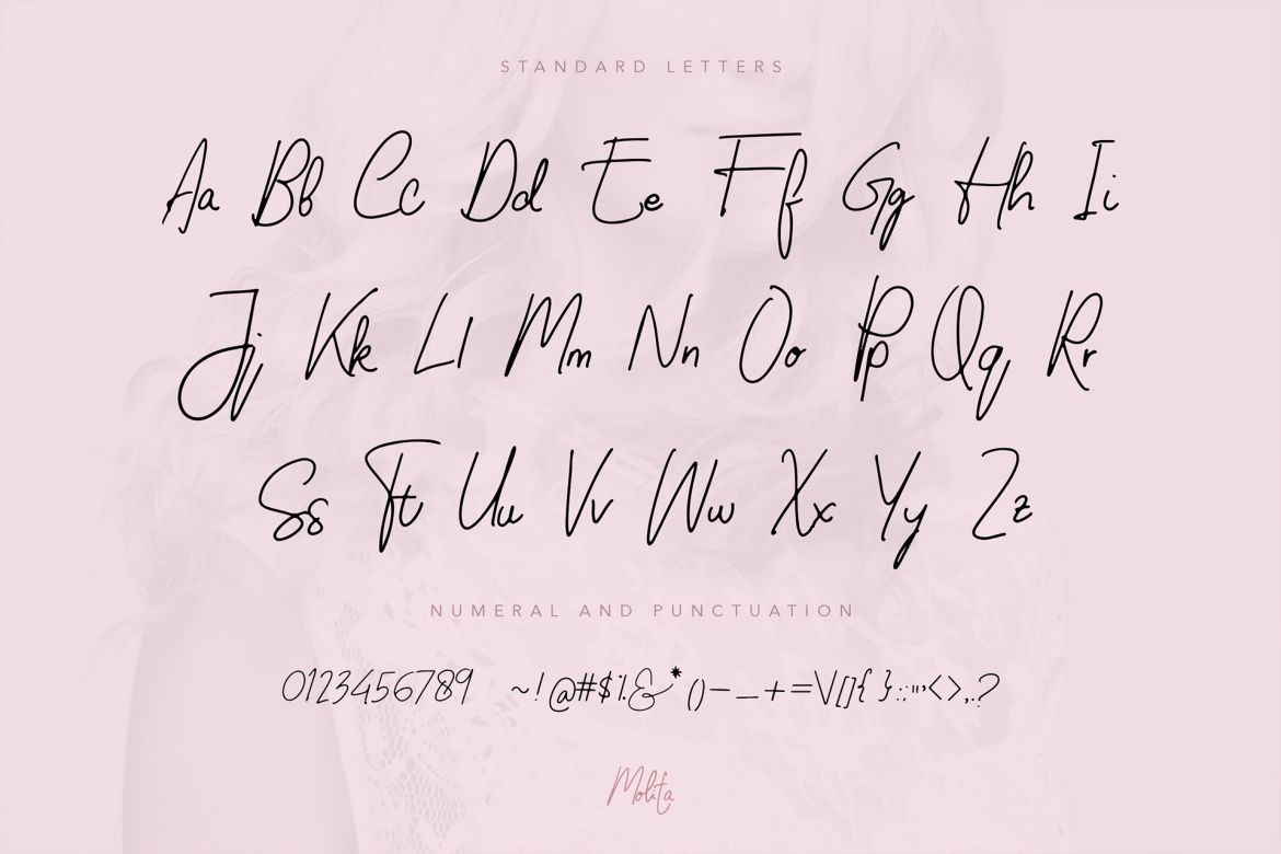Molita Signature Font - view 11