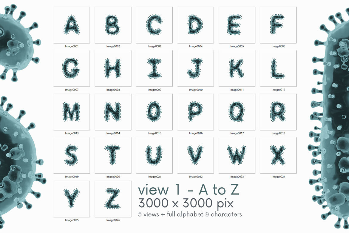Virus Free PNG Alphabet - view 5