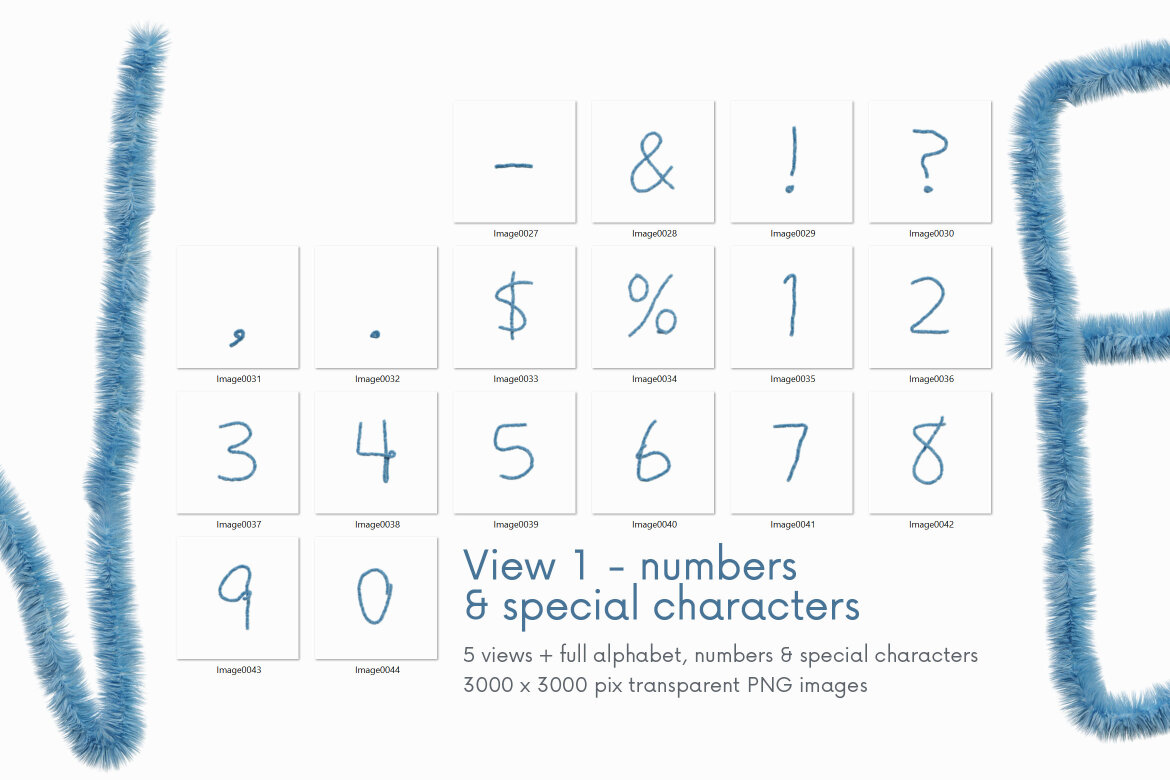 Christmas Deco Free PNG Alphabet - view 6