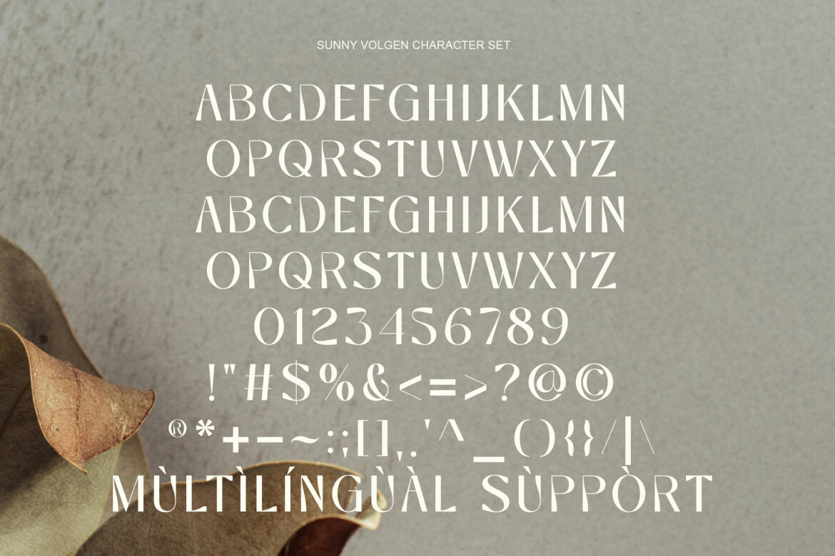 Sunny Volgen A New FREE Sans Serif - view 6