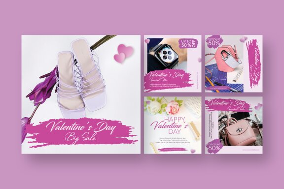 Valentine Sale - FREE Instagram Template