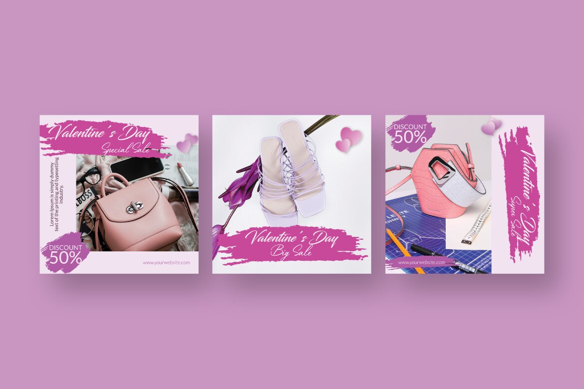 Valentine Sale - FREE Instagram Template - view 4