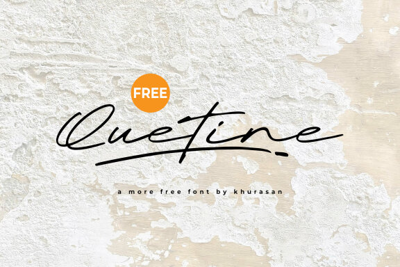 Quetine FREE Script Font