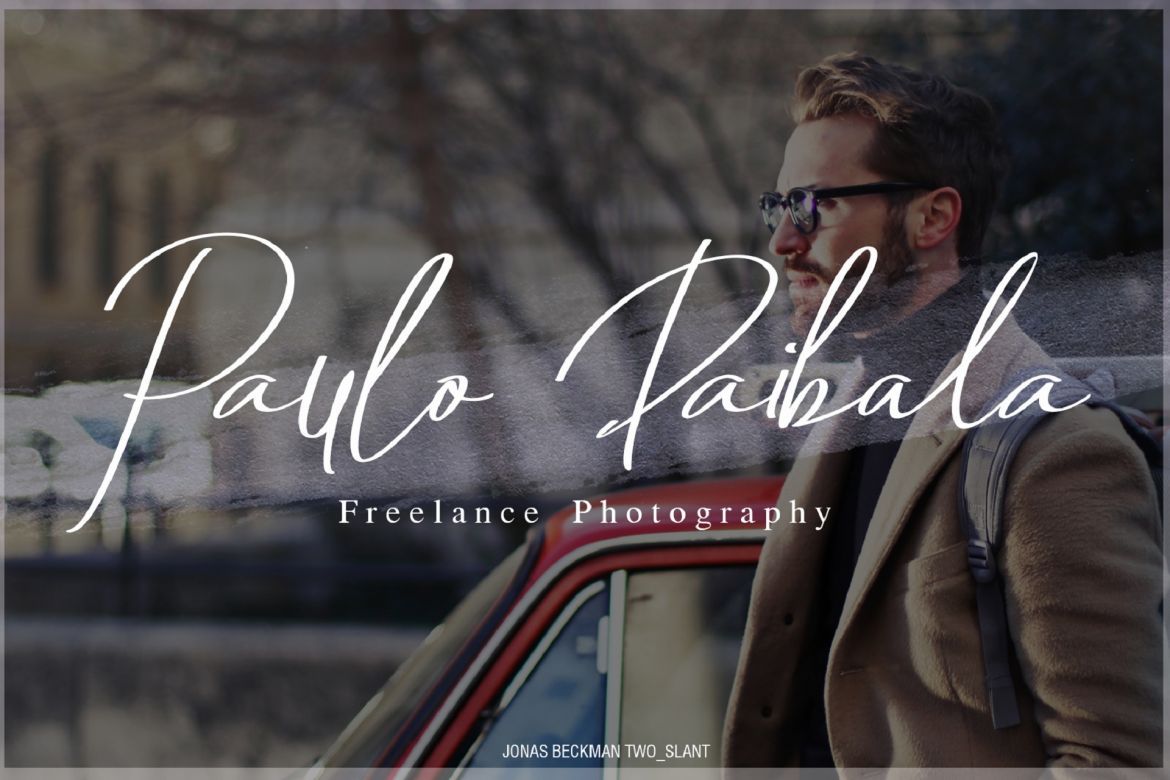 Jonas Beckman - Signature Font - view 5