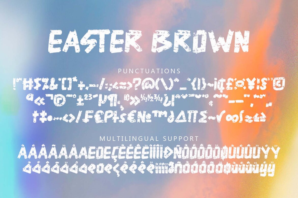 Easter Brown FREE Font alternate