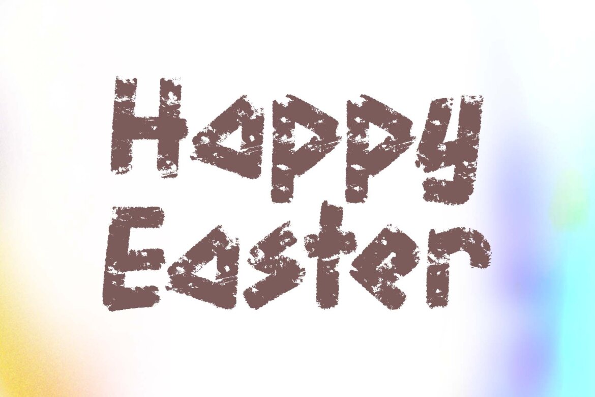 Easter Brown FREE Font alt