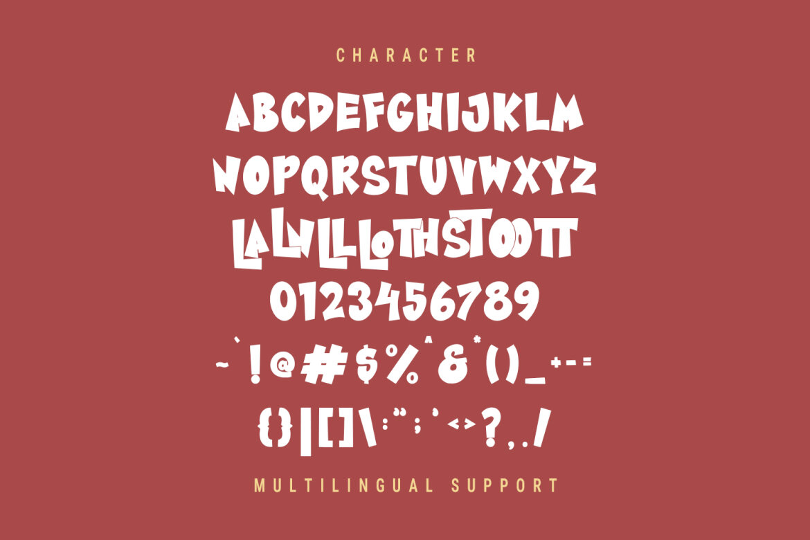 Lotterdo Comic FREE Display Font - view 7