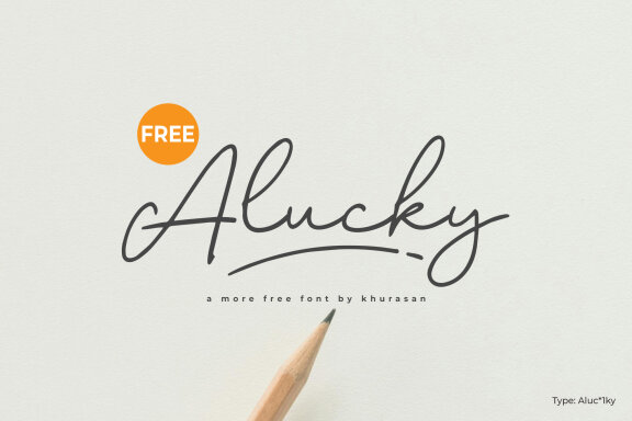 Alucky FREE Script Font - view 1