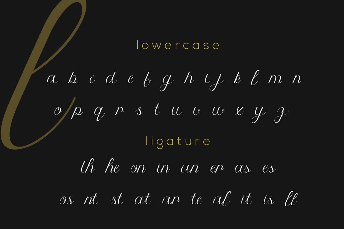 Athenia Script - view 7