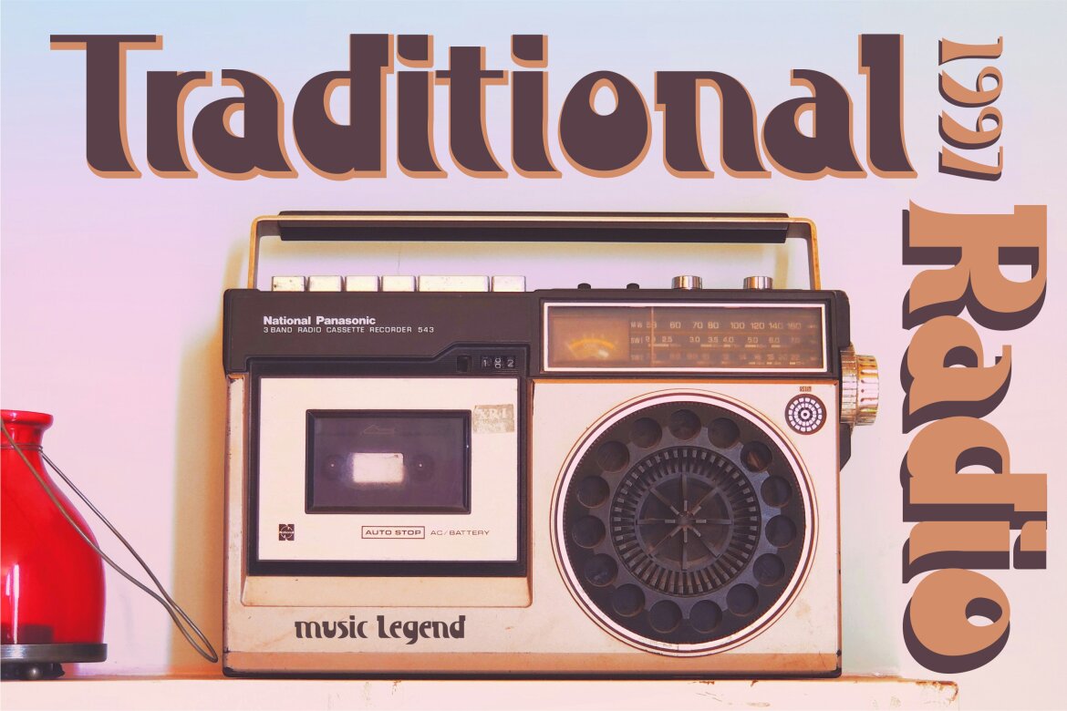 Ruteborn FREE Retro Font - view 3