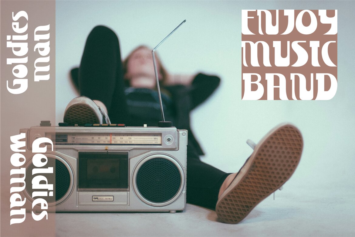 Ruteborn FREE Retro Font - view 4