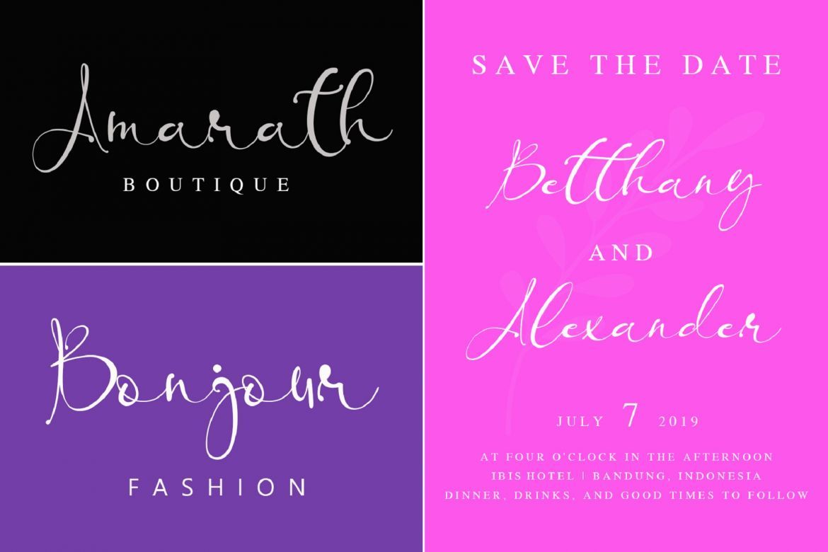 Banggar - Signature Font - view 3