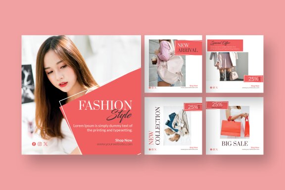 Fashion Style - Free Instagram Post