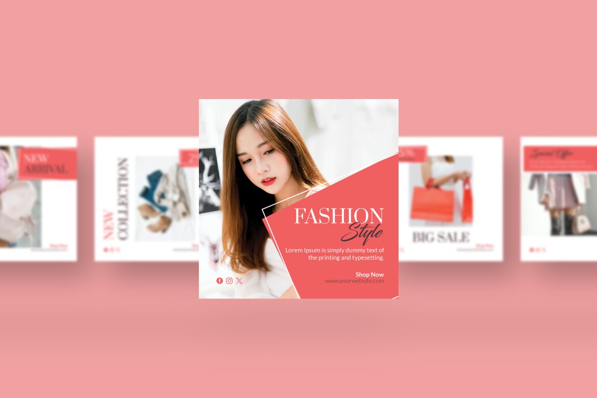 Fashion Style - Free Instagram Post - view 3