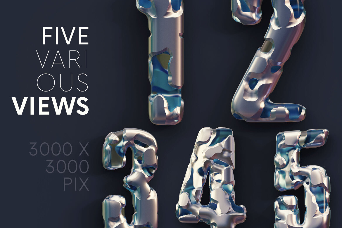 Terminator - Free 3D Alphabet - view 4