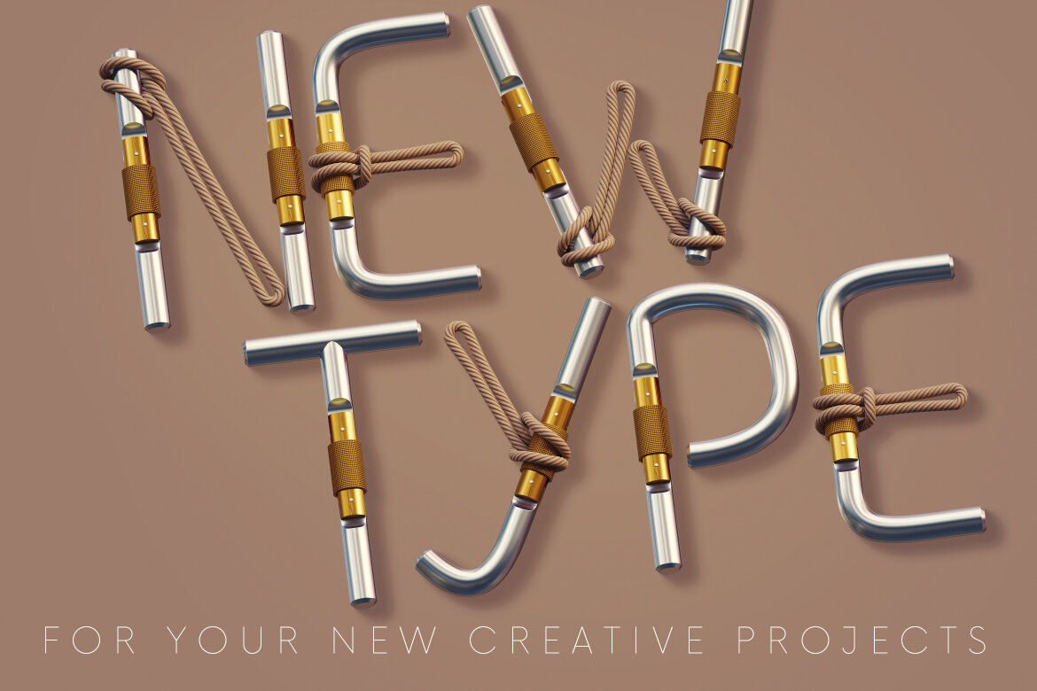 Carabiner - Free 3D Alphabet - view 5