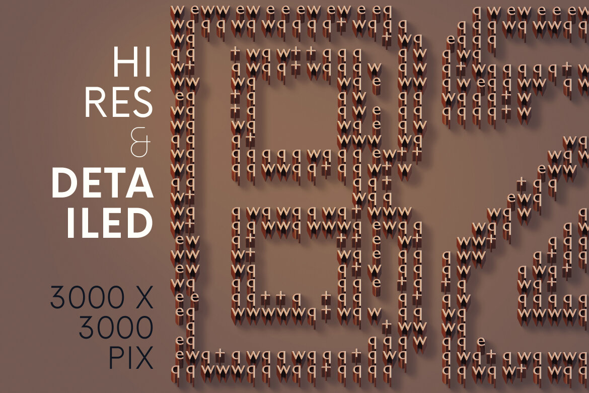 Secret Code - Free 3D Alphabet alternate