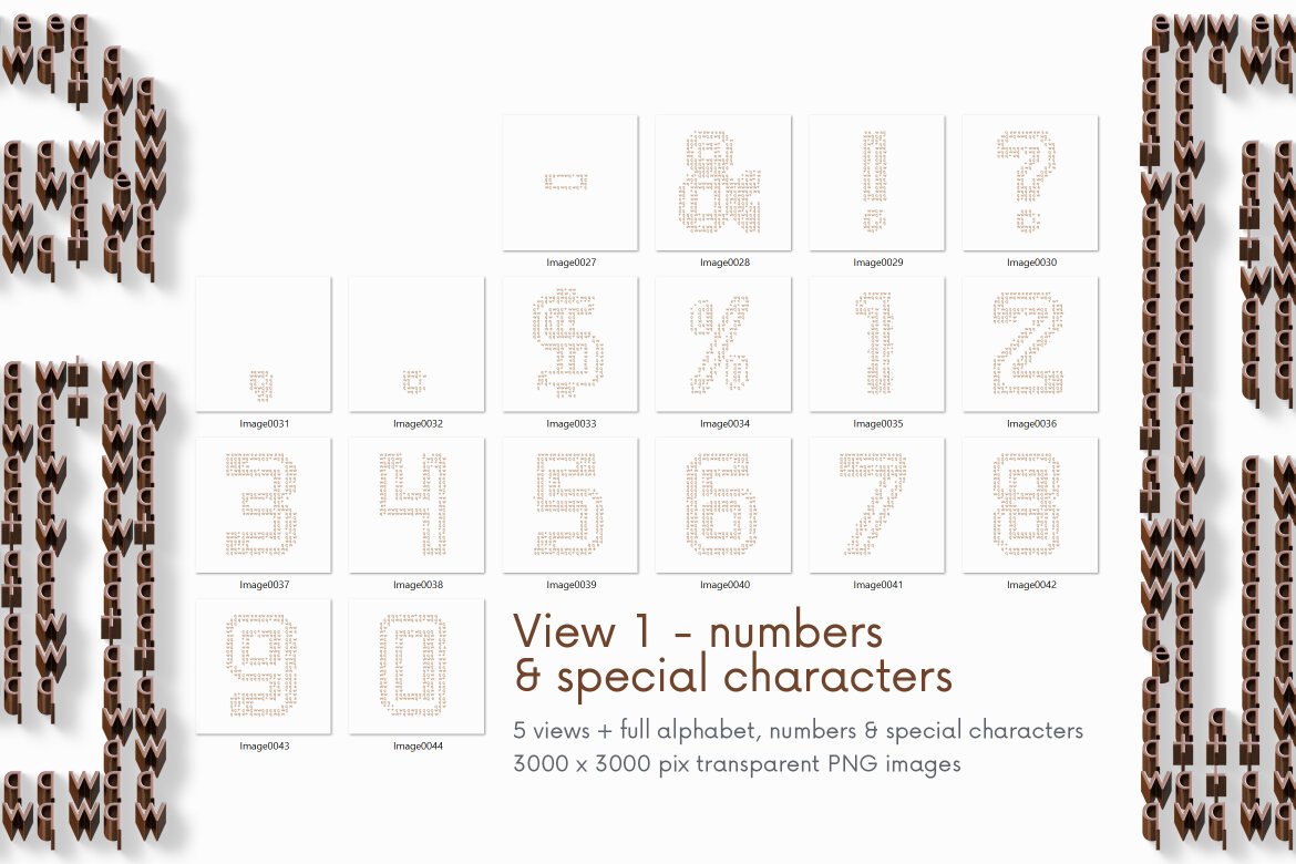 Secret Code - Free 3D Alphabet - view 7