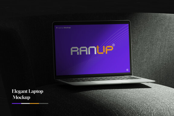Elegant Laptop FREE Mockup