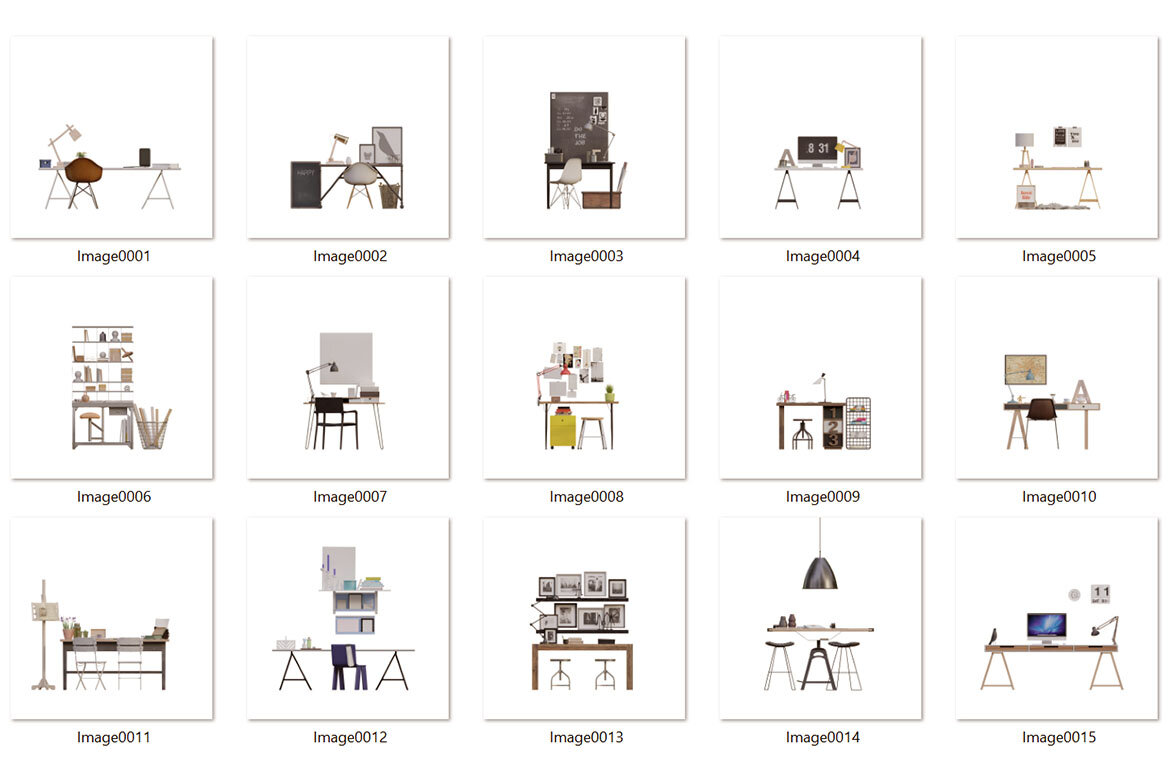 Office Desk & Frame - Free Mockup Creator - view 5