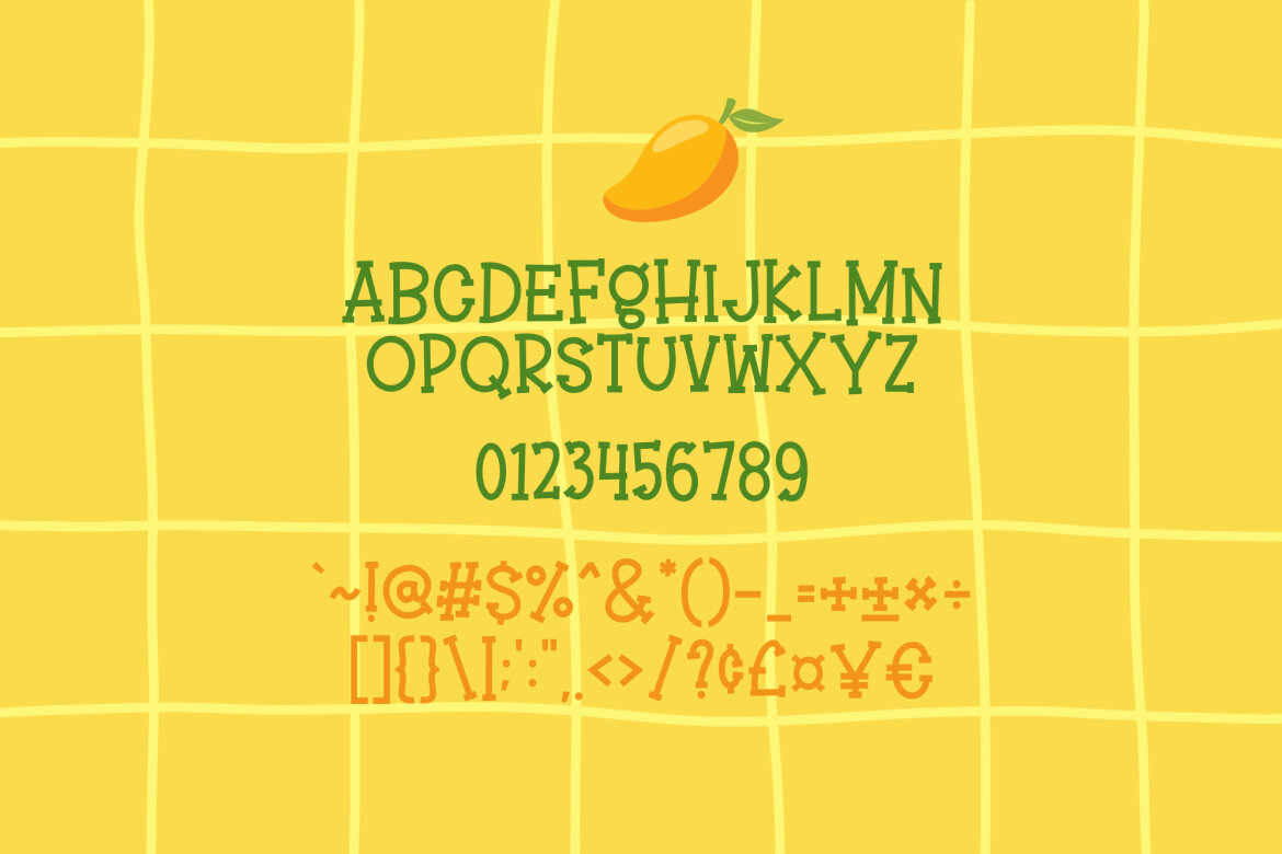 Mango Nice Free Font - view 4