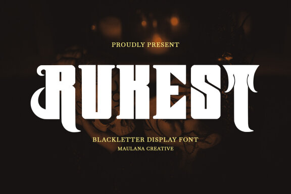 Rukest Blackletter FREE Font