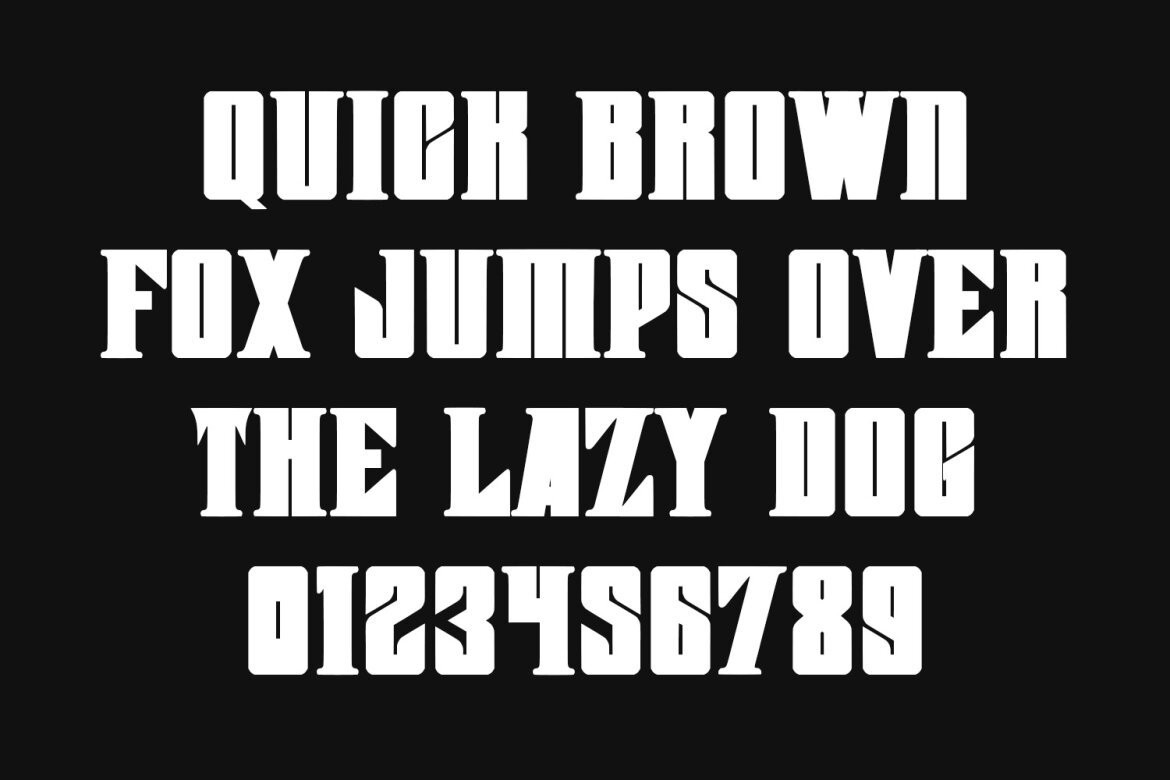 Rukest Blackletter FREE Font - view 5