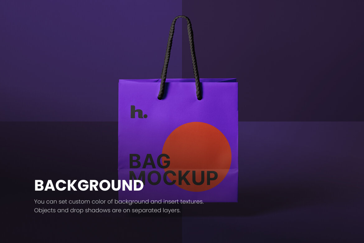 Paper Bag FREE Mockup vol009 - view 4