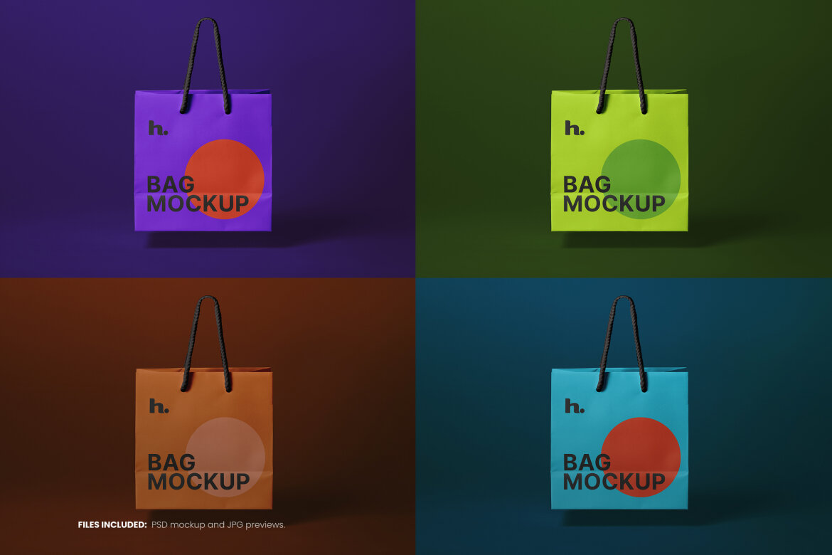 Paper Bag FREE Mockup vol009 - view 7