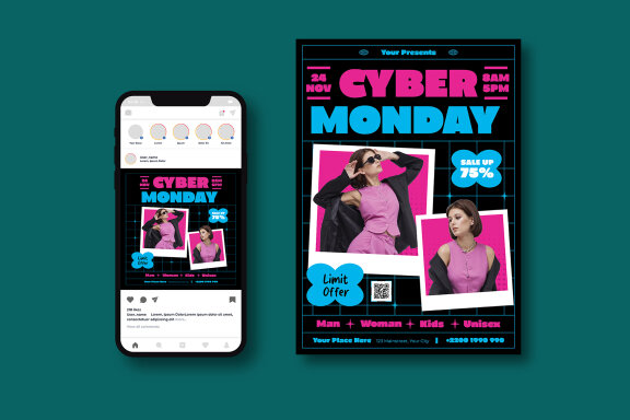 Cyber Monday FREE Flyer