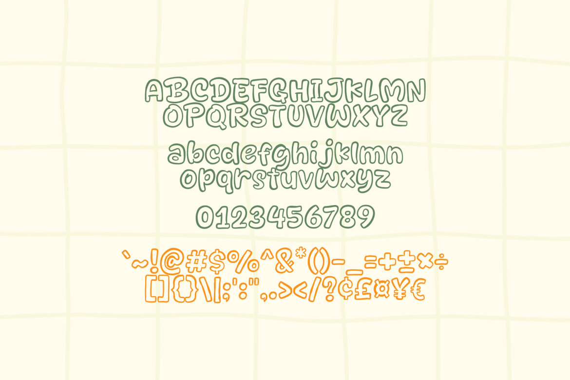 Drawliner FREE Font alternate