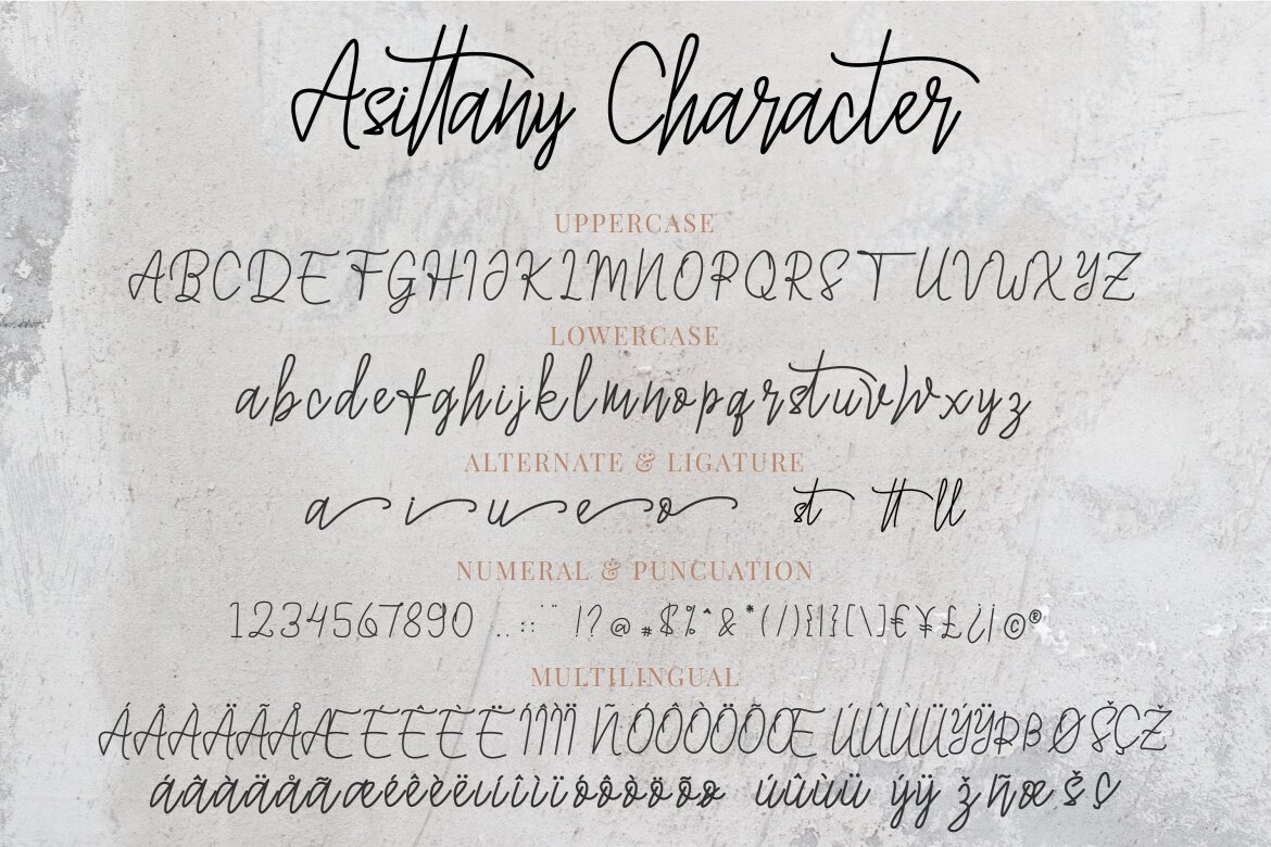 Asittany FREE Handwritten Font - view 10