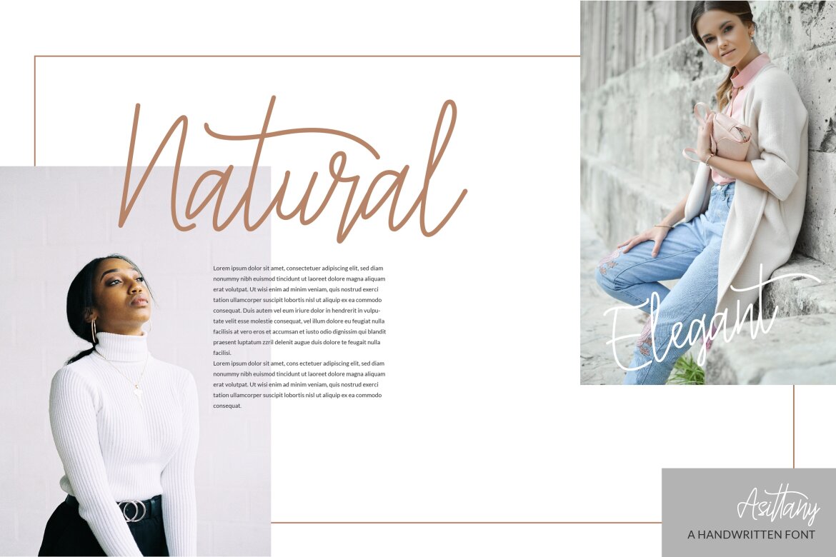 Asittany FREE Handwritten Font - view 3