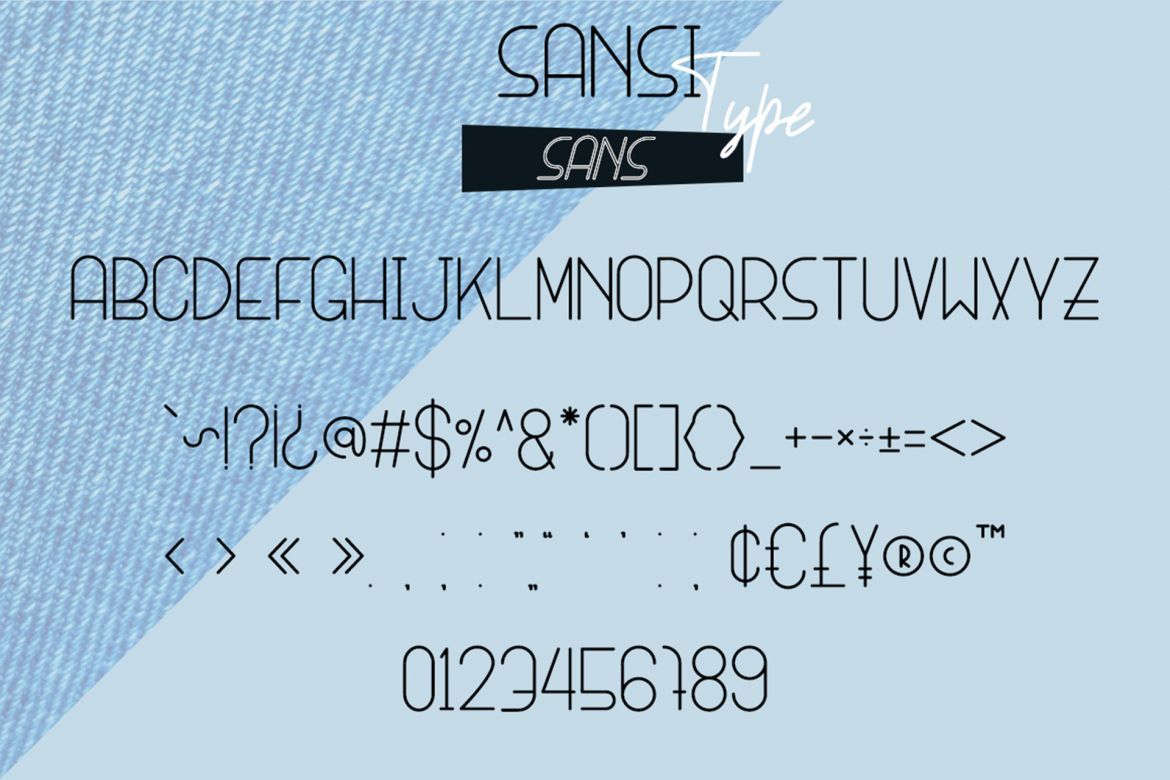Sansi Type - Font Duo - view 6