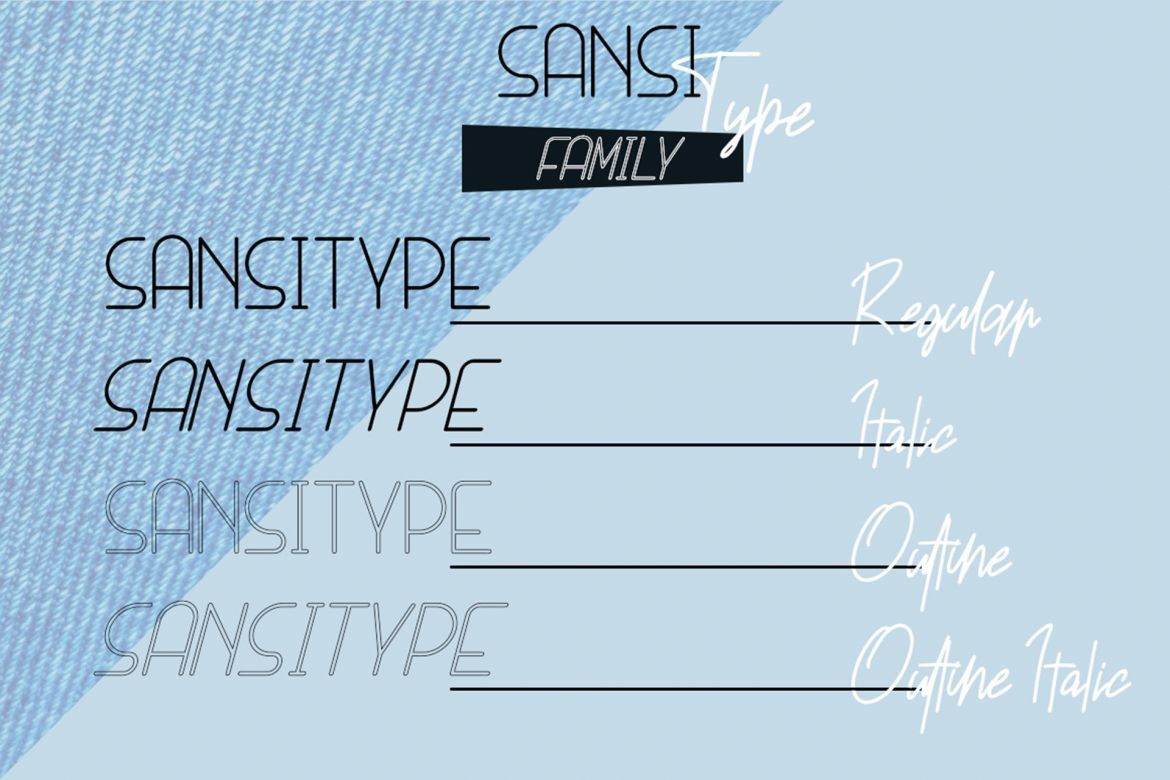 Sansi Type - Font Duo - view 7