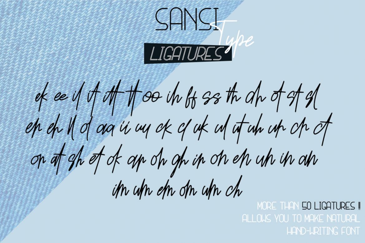 Sansi Type - Font Duo - view 9