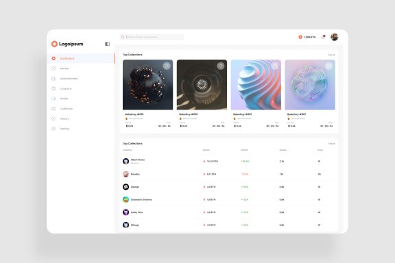 NFT Dashboard Free UI Kit