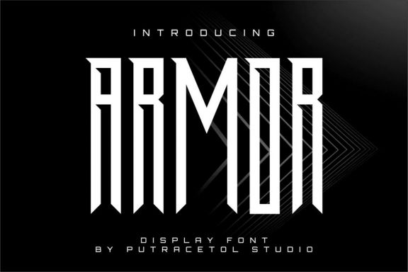 Armor Display Font