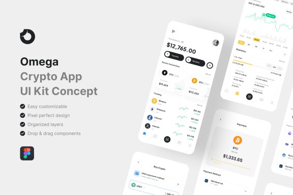 Crypto App Free UI Kit